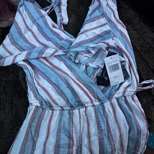 Striped Sleeveless Dress